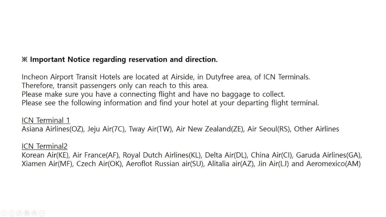 Terminal 2 Transit Hotel Incheon Airport Екстериор снимка